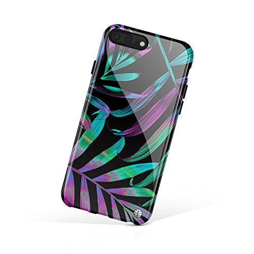 iPhone 8 Plus/iPhone 7 Plus case for Girls, Akna Collection Flexible Silicon Cover for Both iPhone 7 Plus & 8 Plus [Hawaii Tropical](705-U.S)