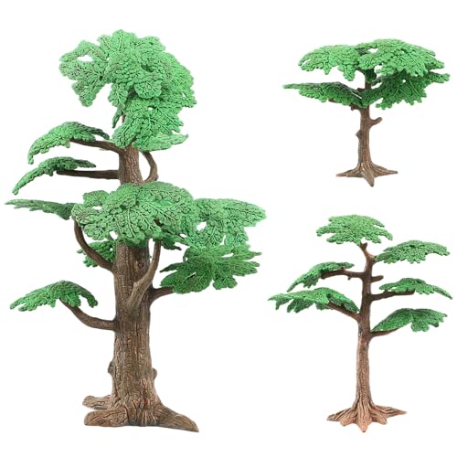 GLEAVI Künstliche Kiefer Pflanzendekoration Simulation Kiefern Ornament Grün Mit 3 Größen Wohnraum Deko Büro Gartendeko Ohne Pflege