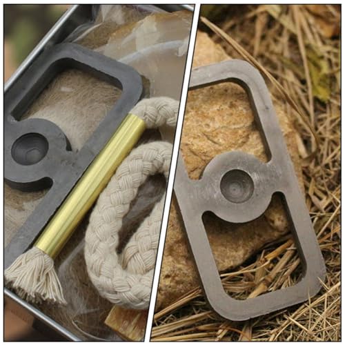 Cuerda para encender fuego de algodón herramienta de supervivencia portátil para camping y montaña 5