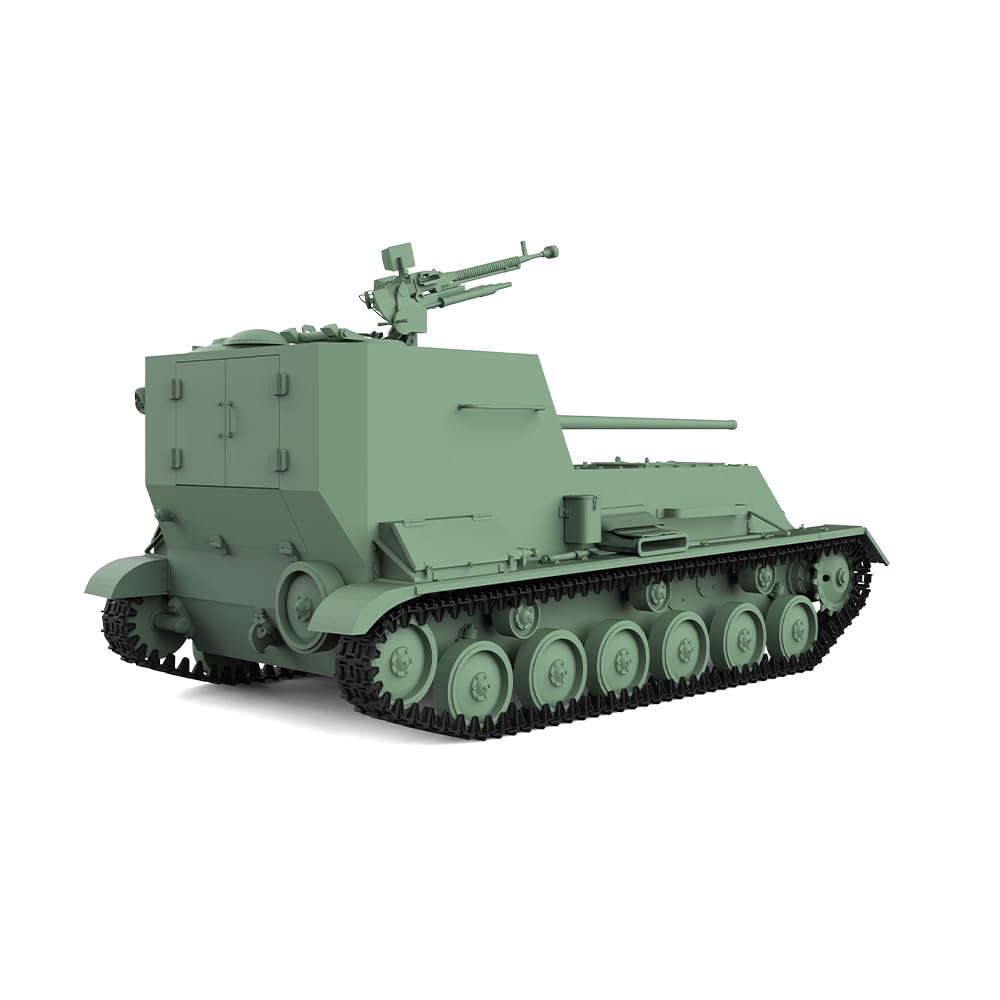 MRY-SFW SS35609 1/35 zestaw do budowy modelu wojskowego, radziecki czołg myśliwski SU-76G