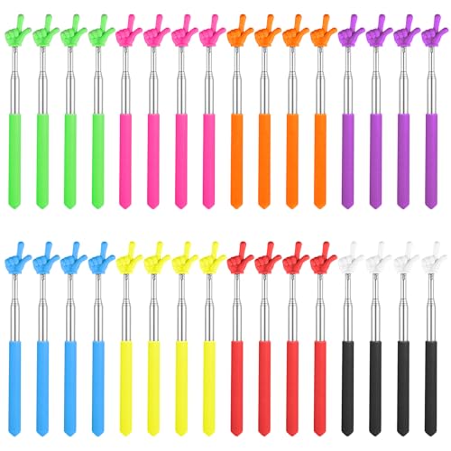 Pointeurs de doigts extensibles Giantree en lot de 32 pour la classe