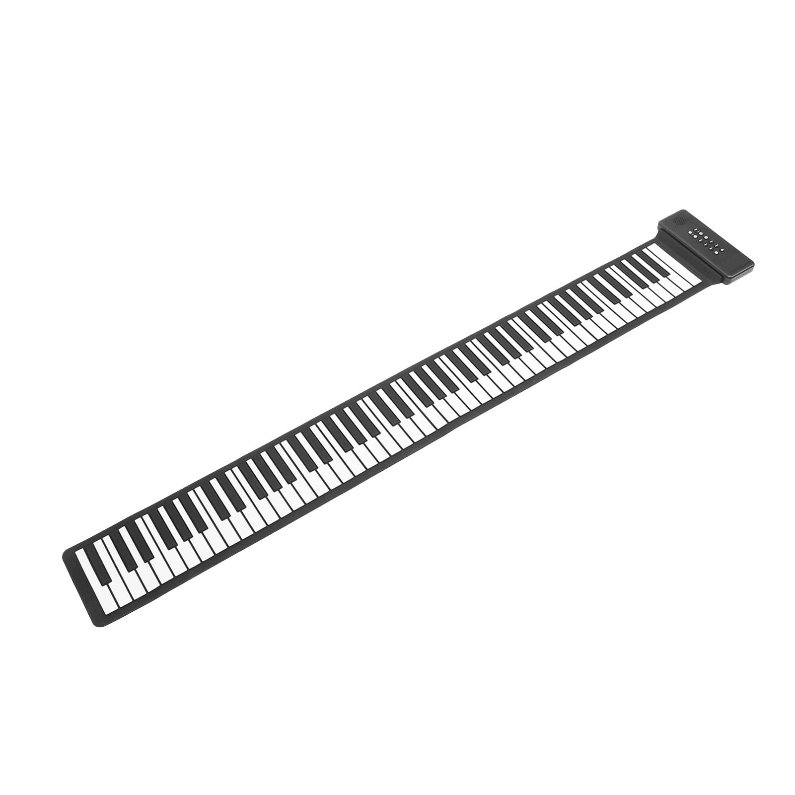Zwinąć klawiaturę Fortepian, 88 Key Ręczny Rolka Fortepian 128 USB MIDI BT Portable Składane z Podróżowaniem z Wbudowanymi Głośnikami Przenośna Klawiatura Składane dla Początkujących
