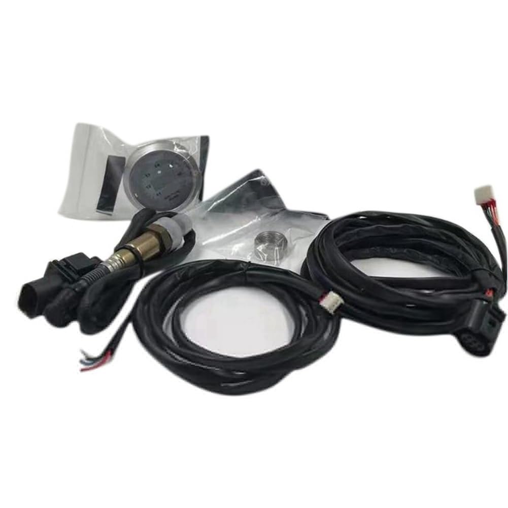 1Kit de Jauge de Rapport Air/Carburant à Bande AFR Capteur D'Oxygène 0258017025 Kit de Jauge de Rapport Air/Carburant à Bande