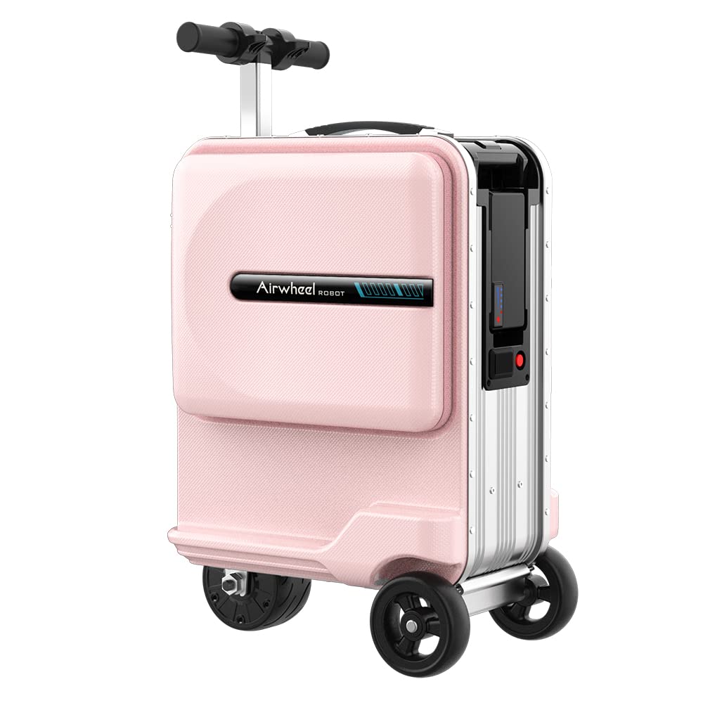 AirwheelSE3miniT 20 Inch Electrical Riding On Suitcases Luggage Scooters Carry On Smart Luggage (pink)