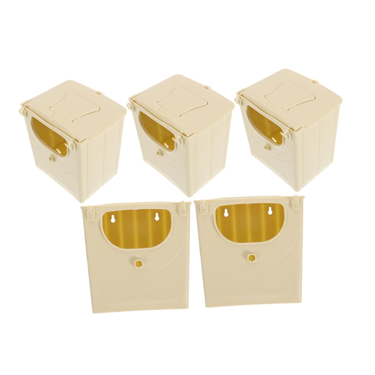 Casetta per Nidificazione di Uccelli in Plastica Nido per L'allevamento di Pappagalli Casetta per L'allevamento di Parrocchetti Design Elegante E Pratico