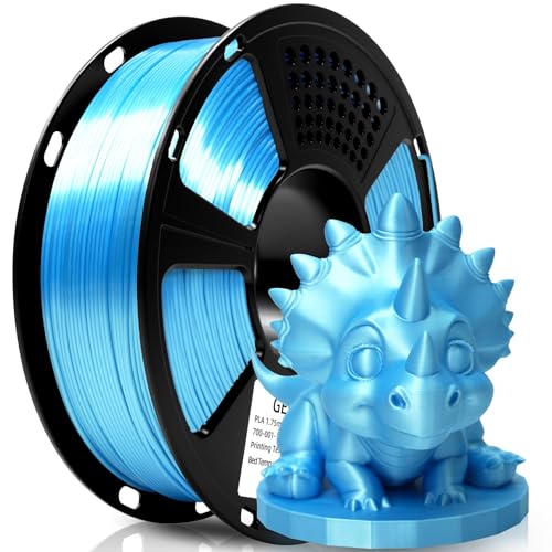 Image of GEEETECH Silk PLA 3D Printer Filament 1.75mm Sky Blue 1KG