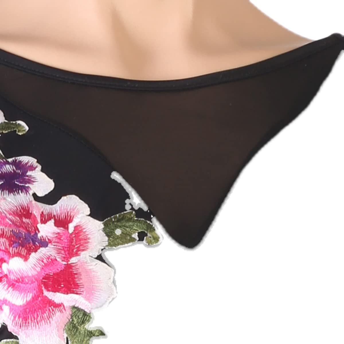 Damen Schwarz Latein Tanzkleider Rückenfrei Lange Ärmel Latein Turnierkleid Ballsaal Salsa Samba Big Swing Rock Ballsaal Leistung Tanzkleider Geschenke für Frauen