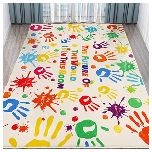 LTKOUGFAM Colorful Kids Rug