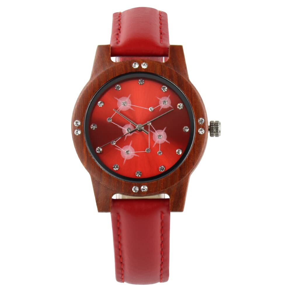 Reloj Costura de Dos Colores Color Caramelo Reloj de Madera Reloj de Pulsera de Silicona Hombres Mujeres Relojes de Pulsera de Cuarzo