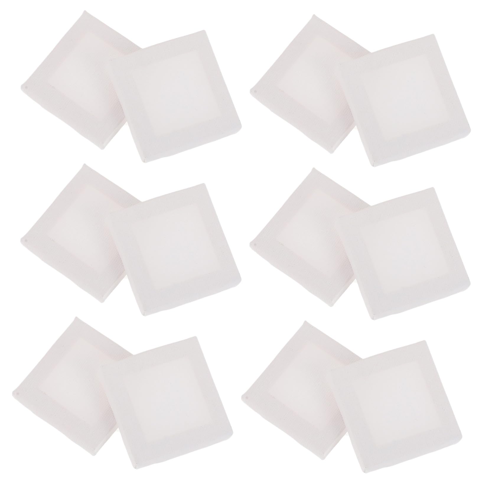Lienzo marco blanco de pintura al óleo pack 12 piezas pequeñas algodón bastidor madera manualidades