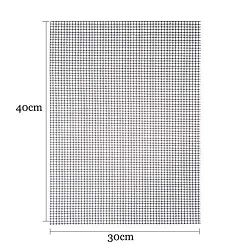 Walkretynbe Repair Tool & Kitchen Tools & GadgetsHigh Temperature Resistant Non Stick Surface BBQ Mesh Grill Mat Barbecue Pad - Square 30 * 40cm