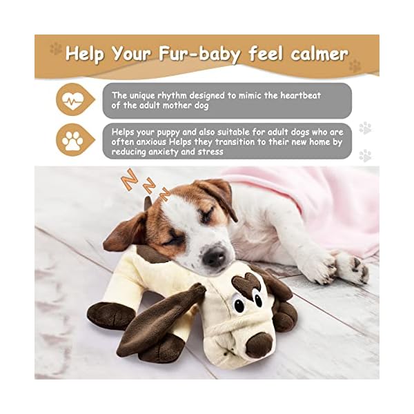 Moropaky Puppy Toy with Heartbeat