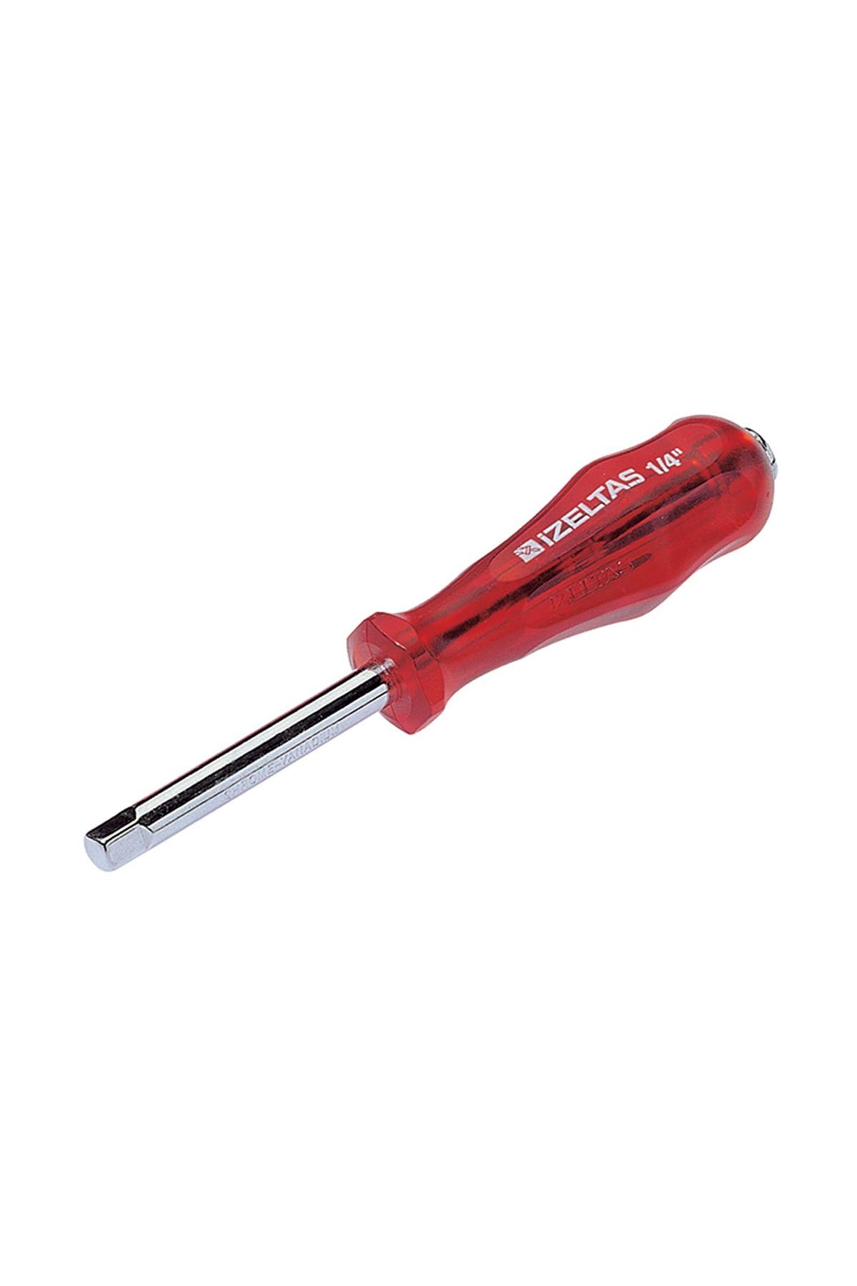 İzeltaş 1507064080 Derin Lokma Tornavida Adaptörü, Kırmızı, 1/4"