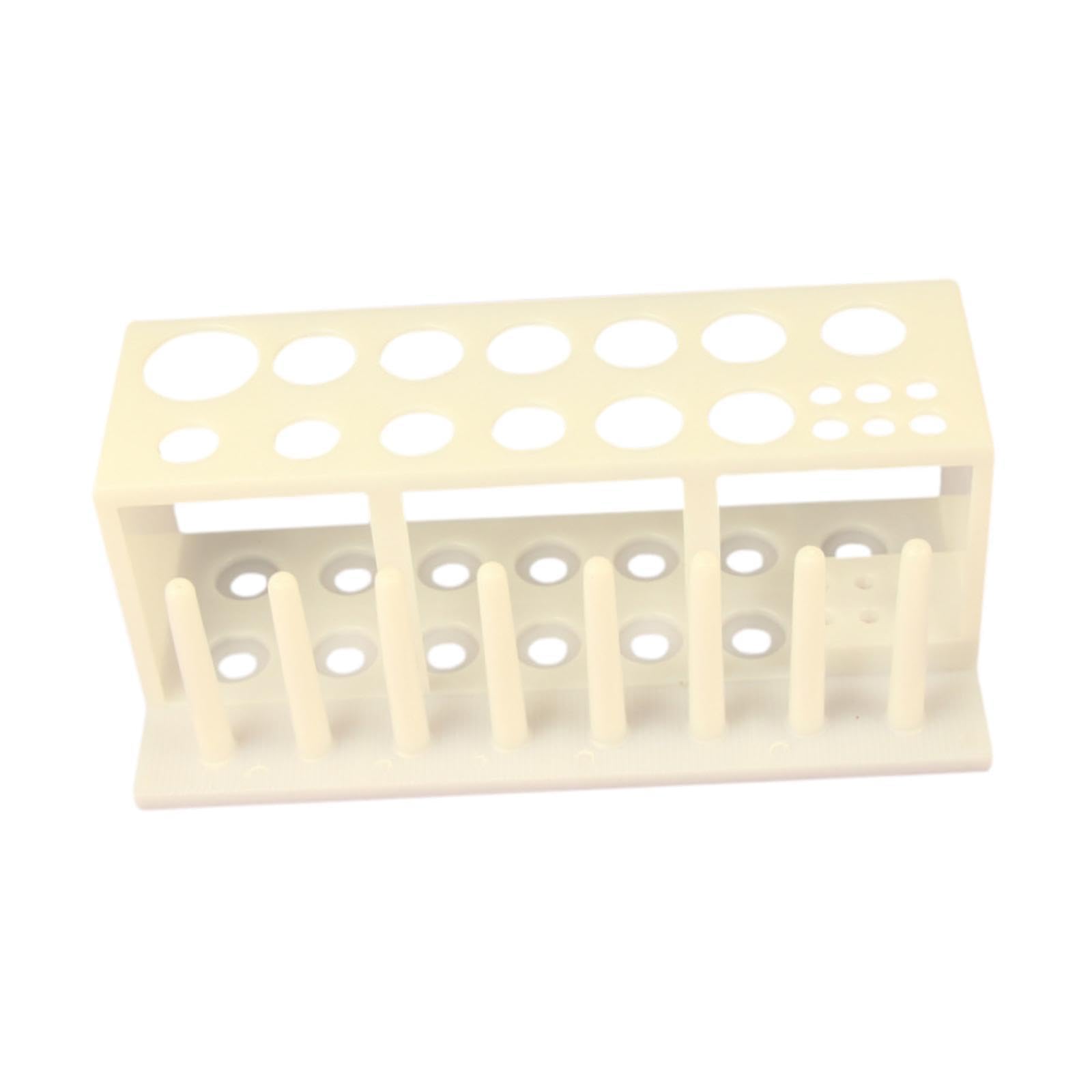 UJEAVETTE Test Tube Stand 19 Holes Cylindrical for Sampling Tube Storage Stem Activity-picture-13