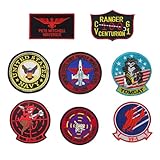 Phoenix Ikki アメリカ軍 USネイビー USエアフォース トップガン TOP GUN マーヴェリック MAVERICK 刺繍 パッチ ワッペン 勲章 腕章 紋章 アップリケ フライトジャケット 8piece