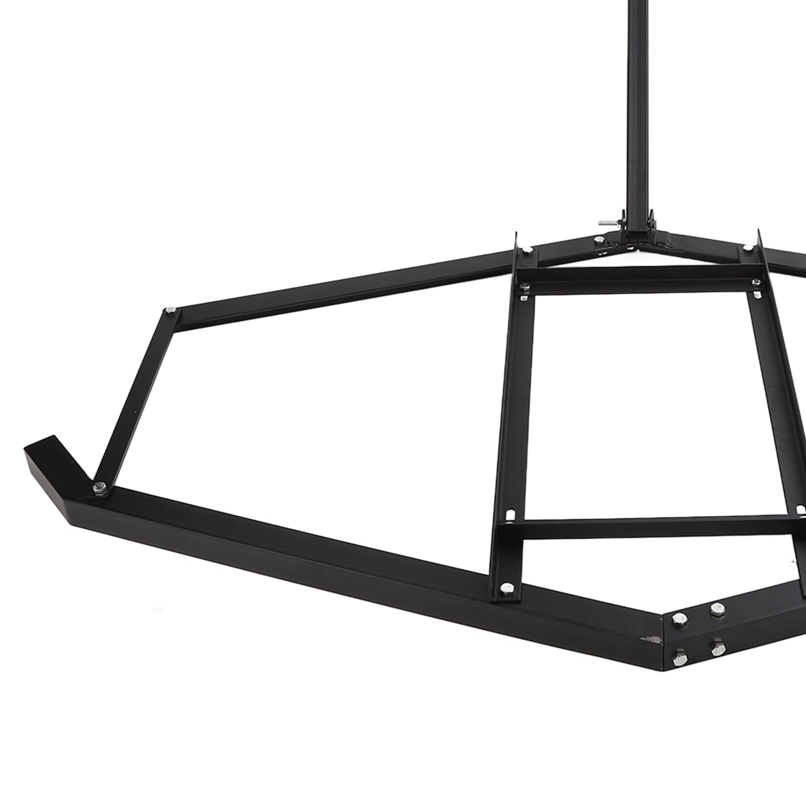 Fafeicy Rastrillo Nivelador de Césped de Acero Resistente de 74 Pulgadas, Construcción Duradera, Peso Máximo de 50 Libras, Ideal para Remolques de Jardín ATV UTV y Nivelación de Patio