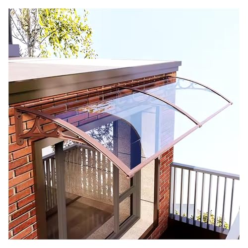 Cubierta curva impermeable duradero para ventanas de exteriores