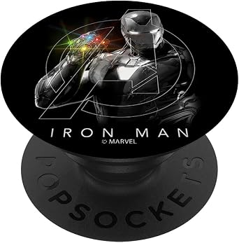 Marvel Avengers Endgame Iron Man Infinity Gauntlet Logo PopSockets Adhesive PopGrip