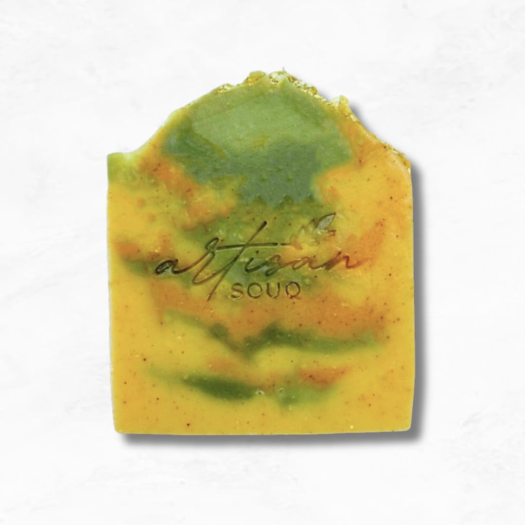Rejuvenating Citrus Natural Handmade Soap - 120g | Cold Process | Olive Oil | Coconut Oil | Cocoa butter | Chemical-free | Cruelty-free | Eco-friendly