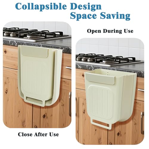 Set de 2 Canecas de Basura Plegables para Cocina miniatura 4
