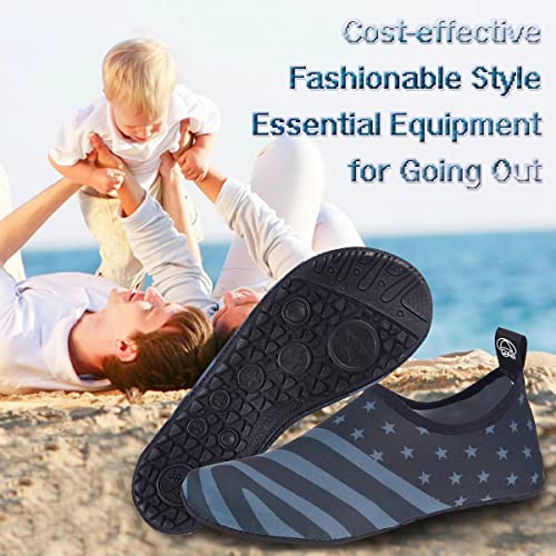 Image of YALOX Water Shoes Women's Men's Outdoor Beach Swimming Aqua Socks Quick-Dry Barefoot Shoes Surfing Yoga Pool Exercise