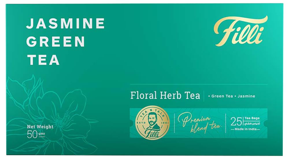 CAFE Jasmine Green Tea Bags 2g x 25-Pieces
