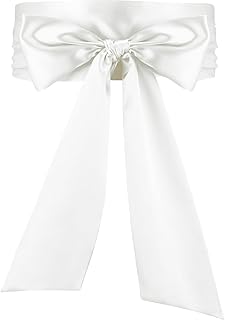 Women Satin Waist Belts Dress Sash Waist Belt for Special Occasion Bridal Wedding Prom Formal 3.5'' Wide - Buy now