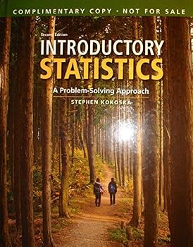 Hardcover Introductory Statistics: A Problem-Solving Approach (INSTRUCTOR'S EDITION) Book