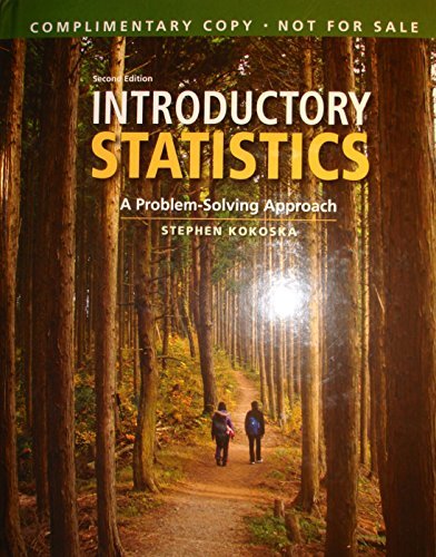 Introductory Statistics: A Problem-Solving Appr... 1464179867 Book Cover