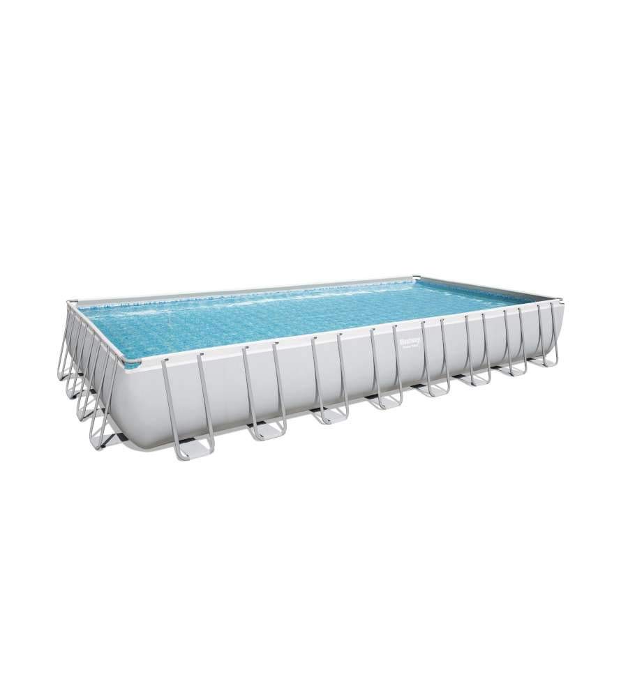 Bestway Power Steel 31'4" x 16' x 52"/9.56m x 4.88m x 1.32m Rectangular Pool Set