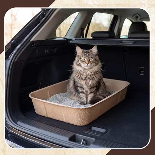 Caja desechable para gatos 20 pcs 16x12.6x3.7 pulg miniatura 5