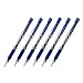 Uni-Ball Signo UM-153 Gel Ink Rollerball Pen, 1.0mm, Broad Point, Blue Ink, Pack of 6