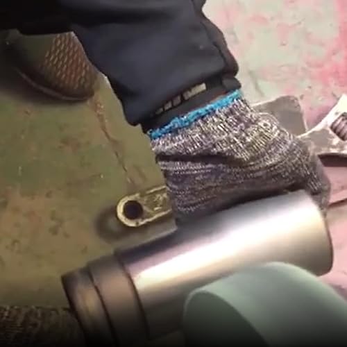 Miniatura 5 de Rueda de pulido de fibra de 8 x 1 pulgada, ruedas de pulido de aluminio con orificio de eje de 58 pulgadas, rueda de pulido de fibra de grano 180