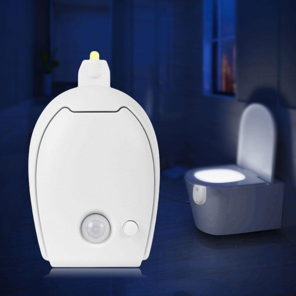 Buy arythe Motion Sensor Toilet Seat Night Light for Bathroom Battery