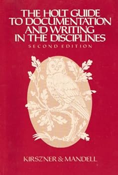 Paperback The Holt Guide to Documentation and writing in the Disciplines Book