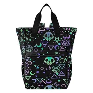 Mnsruu Totenkopf Wickelrucksack