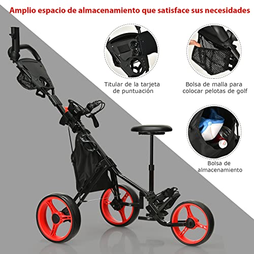 Comparte este contenido con los demás golfistas Buffer Email Print Facebook Linkedin Telegram Pinterest Twitter Whatsapp Comienza a entrenar con tu propio entrenador personal Pulsa aqui 👆 si quieres tener un estilo de vida mas saludable COSTWAY-Carro-de-Golf-con-3-Ruedas-y-Plegable-Carro-de-Golf-a-Empujar-y-con-4-Posiciones-Regulables-en-Altura-Porta-Paraguas-Regulable-y-Asiento-Bolsa-Porta-Bebidas-Freno-de-Pedal