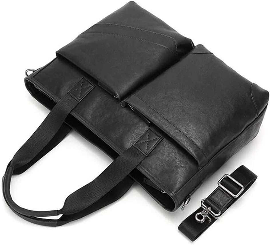 Cowhide Handbag Business Briefcase Male Leather Bag Shoulder Short Trip Travel Men's