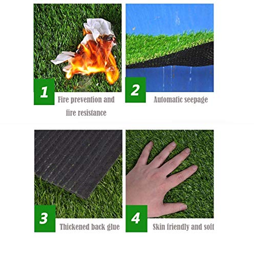 Gazon synthétique extérieur tapis pelouse artificiel vert pour balcon - 7
