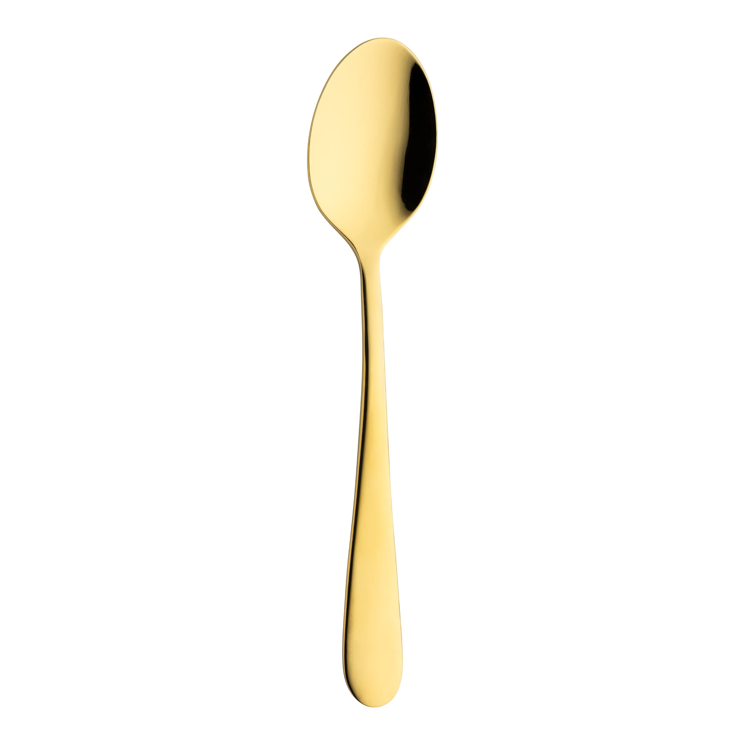 Grunwerg Windsor Juego de Cubiertos de 16 Piezas, Oro, Acero Inoxidable 18/10, Recubrimiento PVD, 4 x Cuchillos de Mesa, Tenedores de Mesa, Cucharas de Postre, Cucharillas de Té