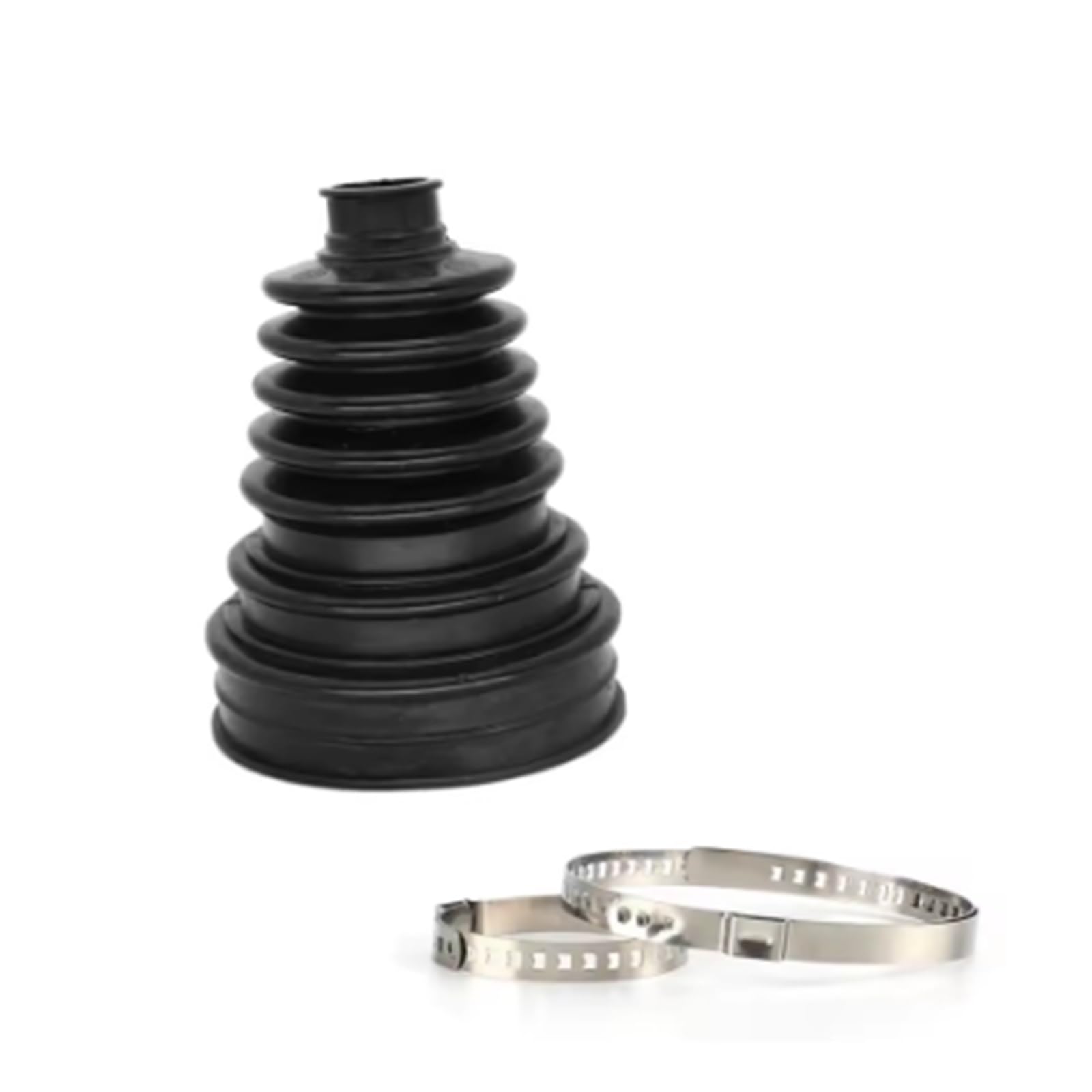 Ensemble inférieur Kit de protection anti-poussière pour soufflet cardan en silicone à vitesse constante, collier serrage universel rotule, accessoires automobiles(Boot uncut)