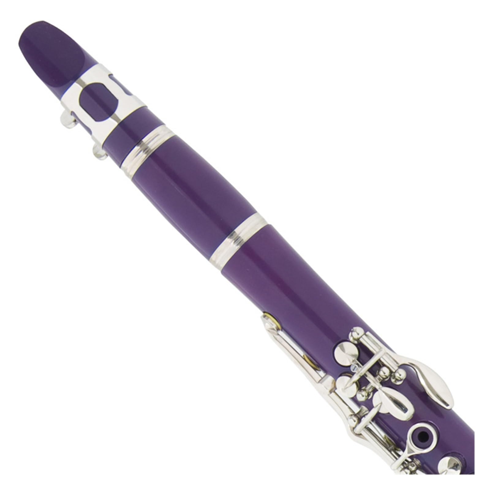 Instrumenty klarnetowe Klarnet Fioletowy Instrument Muzyczny Klarnet Dobrze Wykonany Klarnet