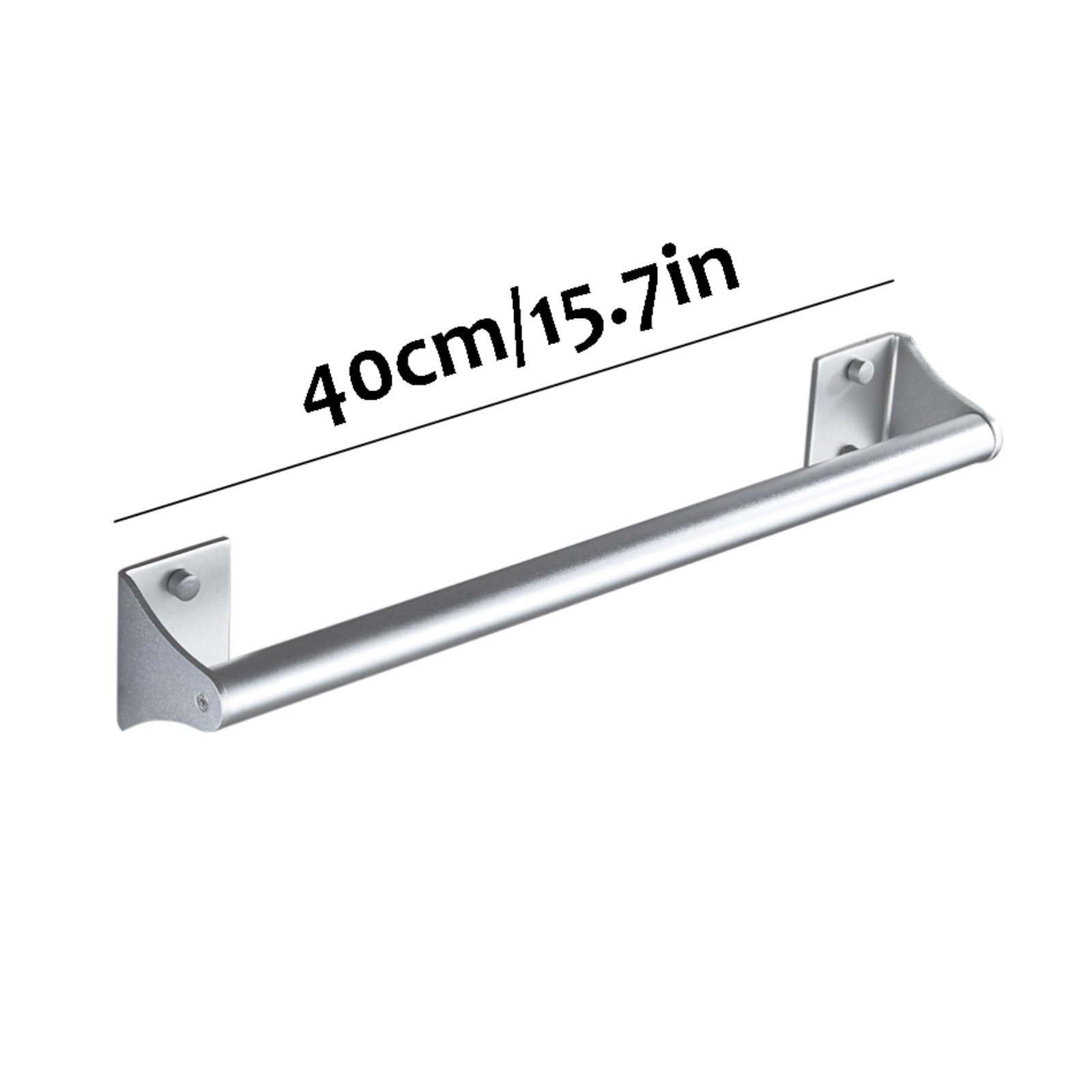 Bezproblemowy aluminiowy uchwyt łazienkowy dla seniorów starszych montowane na ścianie uchwyty do wanien i pryszniców uchwyt punktowy oszczędzają miejsce (40 cm)