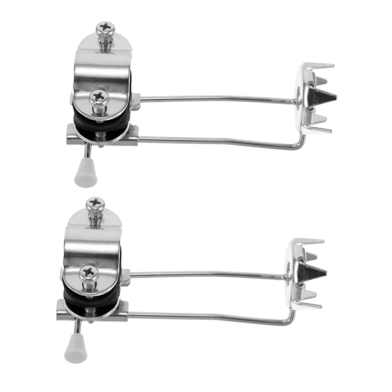 BESPORTBLE 2pcs Crutches and Crampons Anti-Slip Crampons Ice Traction Cleat Crampons for Mountaineering Small Crampons for Skiing Accessories for Women Stainless Steel Black