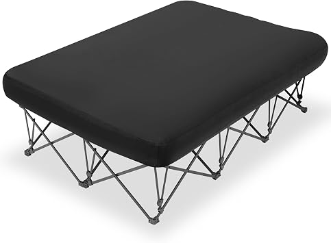 KAMPKEEPER Camping Cot for Adults with Air Mattress, No Air Pump
