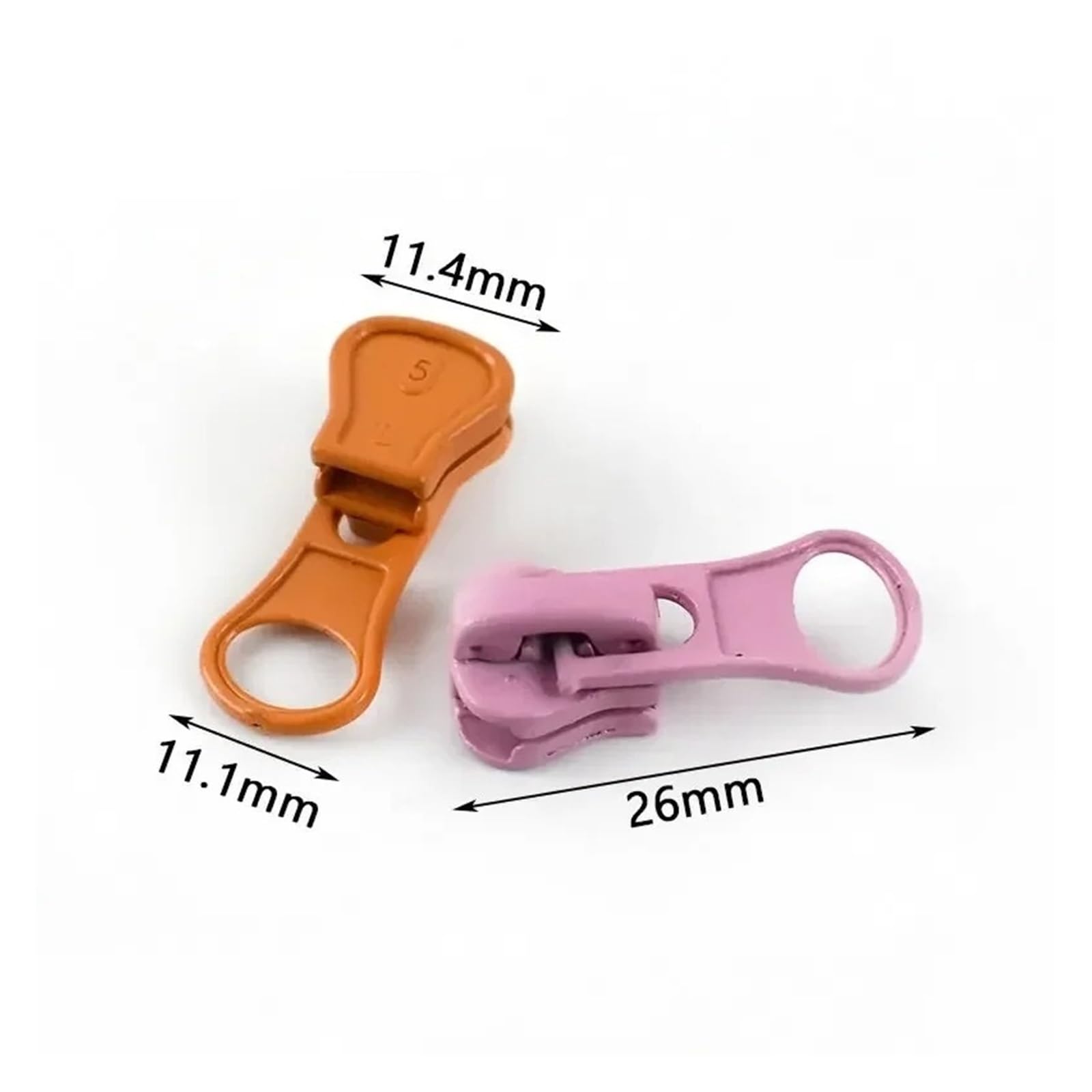 20/30Pcs 5# Zipper Sliders for Harz Reißverschlüsse Tasche Rucksack Zip Pull Kleidung Kopf Reparatur Kit DIY Jacke Zubehör(148,30PcsForResin-No5)