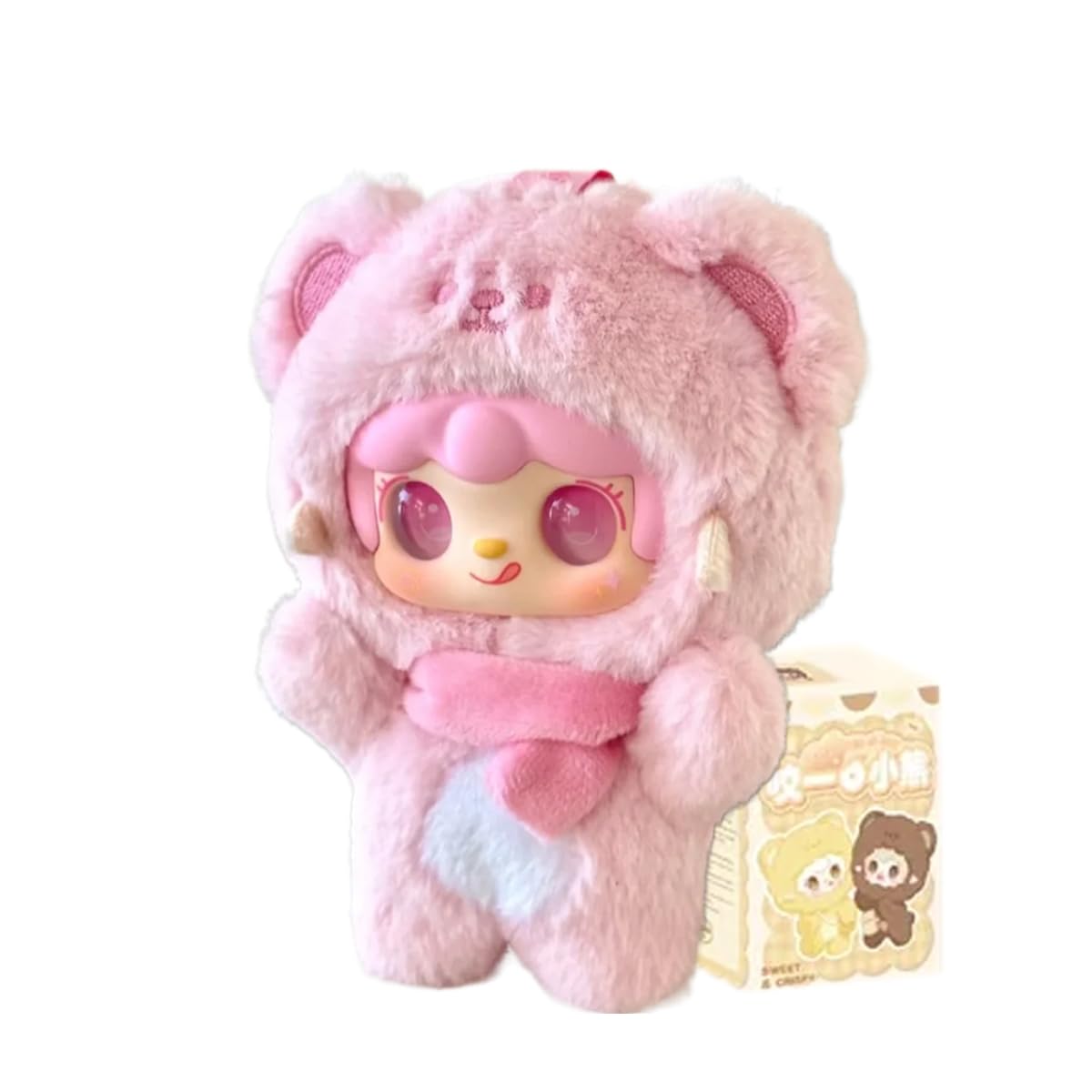 Yooki Take a bite of bear Series Blind Box Action Figures Mystery Box Cute Random Toys Birthday Gift Christmas Collectible Toy for Desktop Ornaments, 1PC