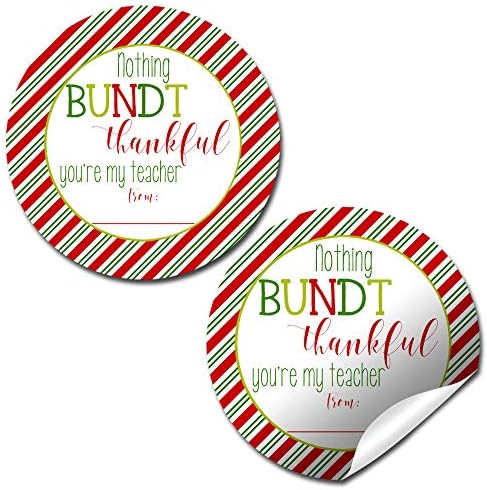 Thank you christmas labels