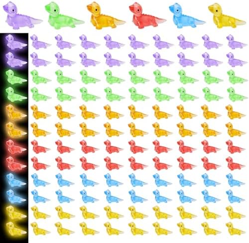 200 Pcs Mini Resin Animals - Glow In The Dark Tiny Figurines For Fairy Gardens & DIY Crafts