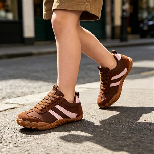 Image of KUBUA Kids Barefoot Shoes Boys Girls Wide Toe Box Zero Drop Sneakers | Breathable Lightweight, Reinforced Toe, Minimalist, Hiking, Tennis, Running, Walking, School, Toddler, Little Kid, Big Kid